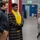 Jason Sudeikis, Sarah Niles, Nick Mohammed in Ted Lasso season 2